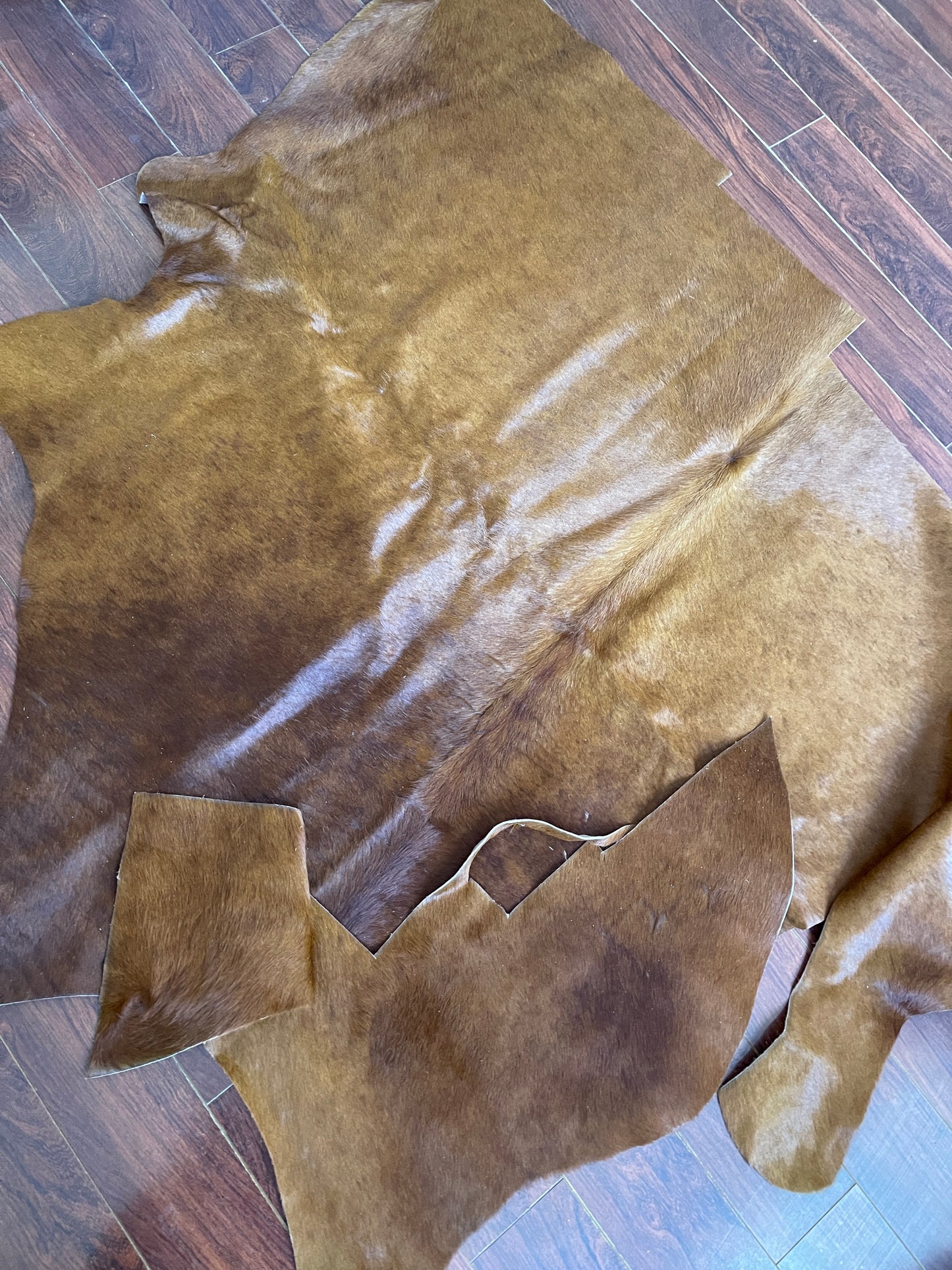 Brown Hair-On Leather