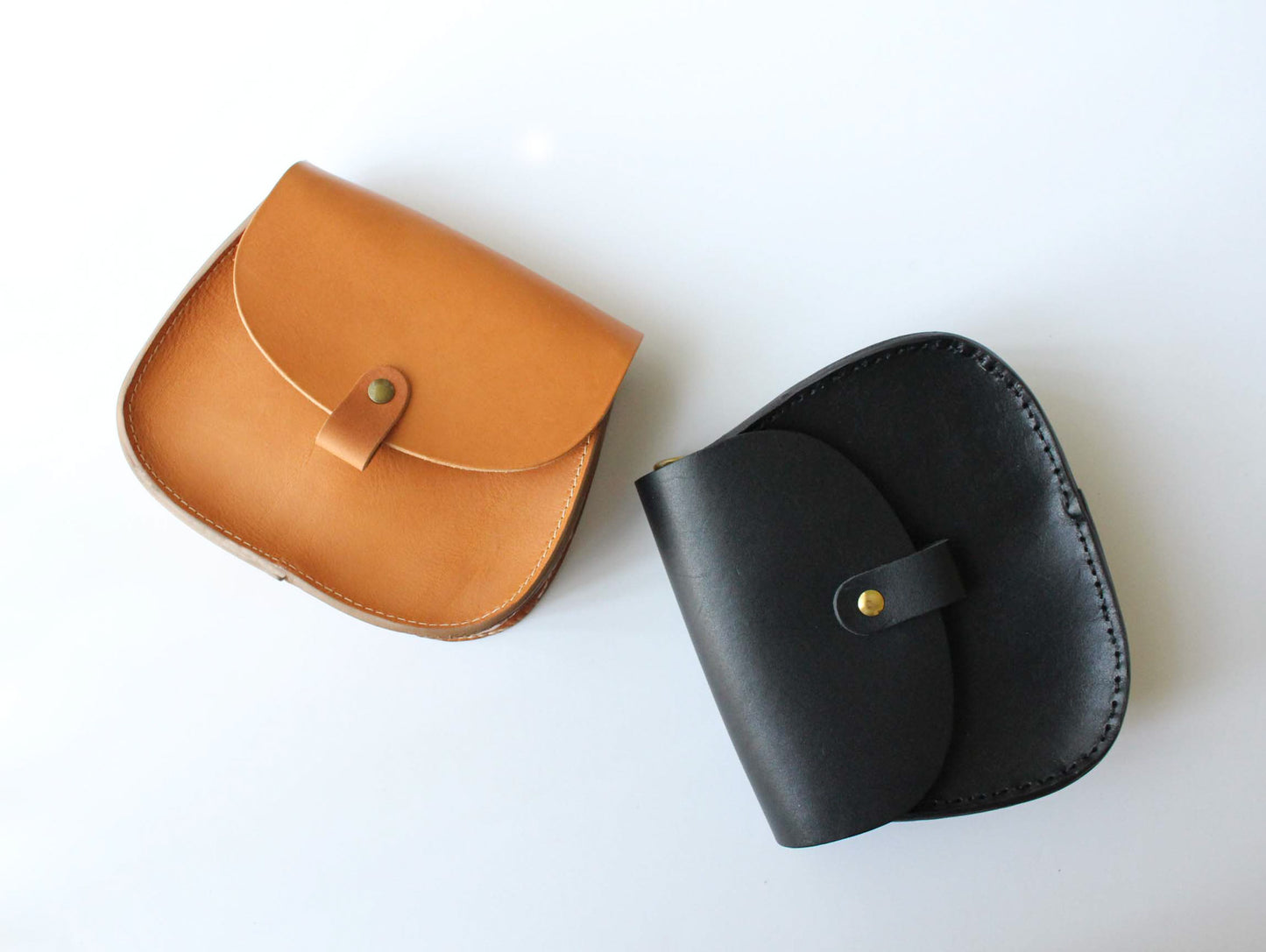 Black Vegged Tan Leather