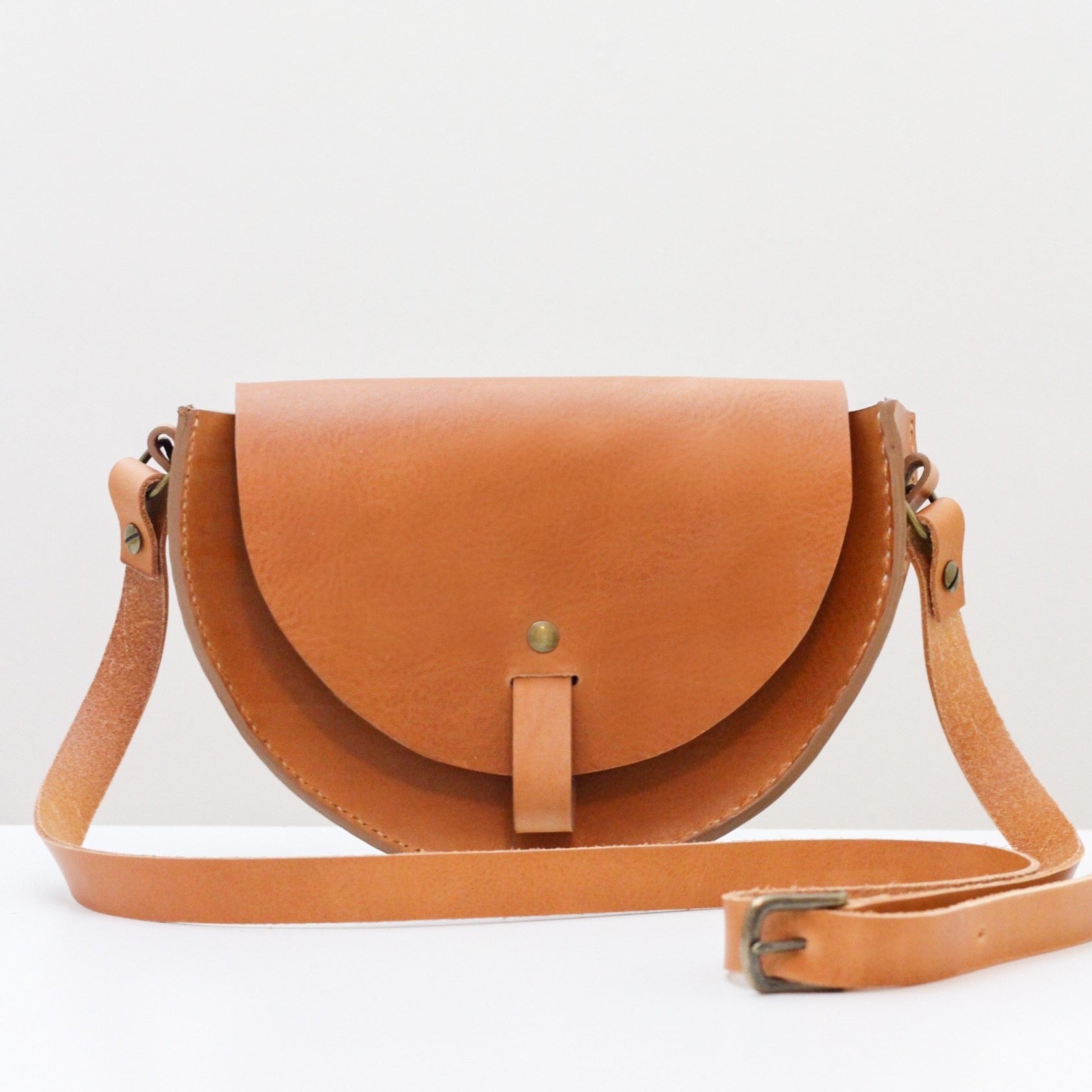 AHDORNED Half Moon Crossbody Bag 