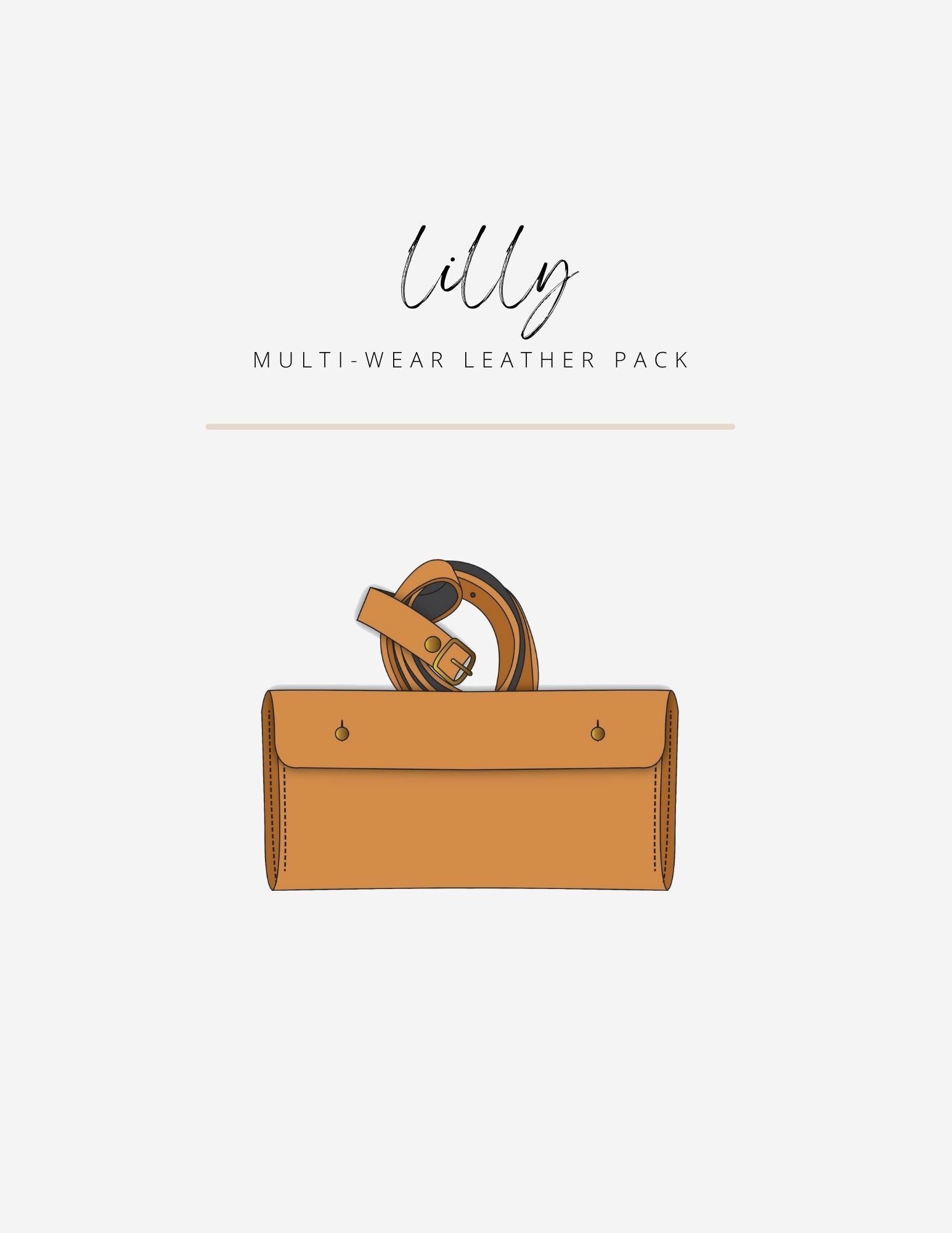 Lilly Pack/Leather Pack (PDF Pattern)